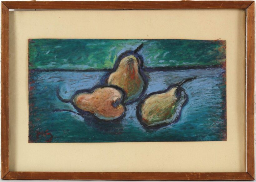 Kemény Judit (1918 - 2009): Körtés csendélet - Image 2