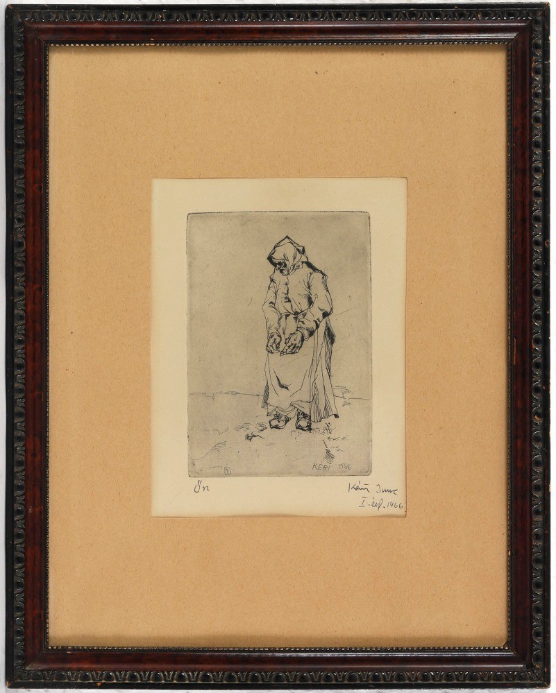 Kéri Imre (1945): "Ősz", 1966 - Image 2