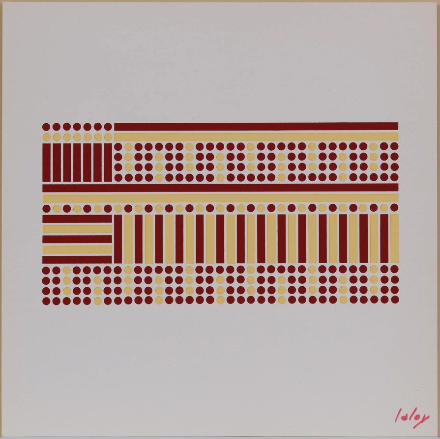 Laloy, Yves (1920 - 1999): Sárga/barna ritmus