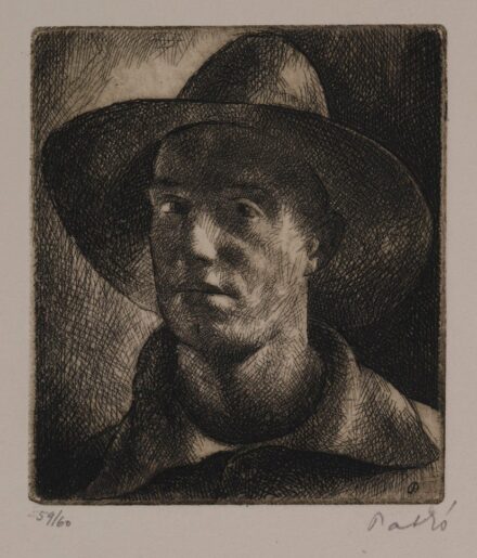 Patkó Károly (1895 - 1941): Önarckép, 1928
