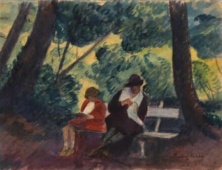 Tipary Dezső (1887 - 1967): Margitszigeten, 1921.