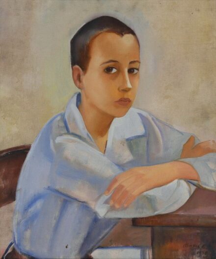 Basch Edit (1895 - 1980): Könyöklő fiú, 1938