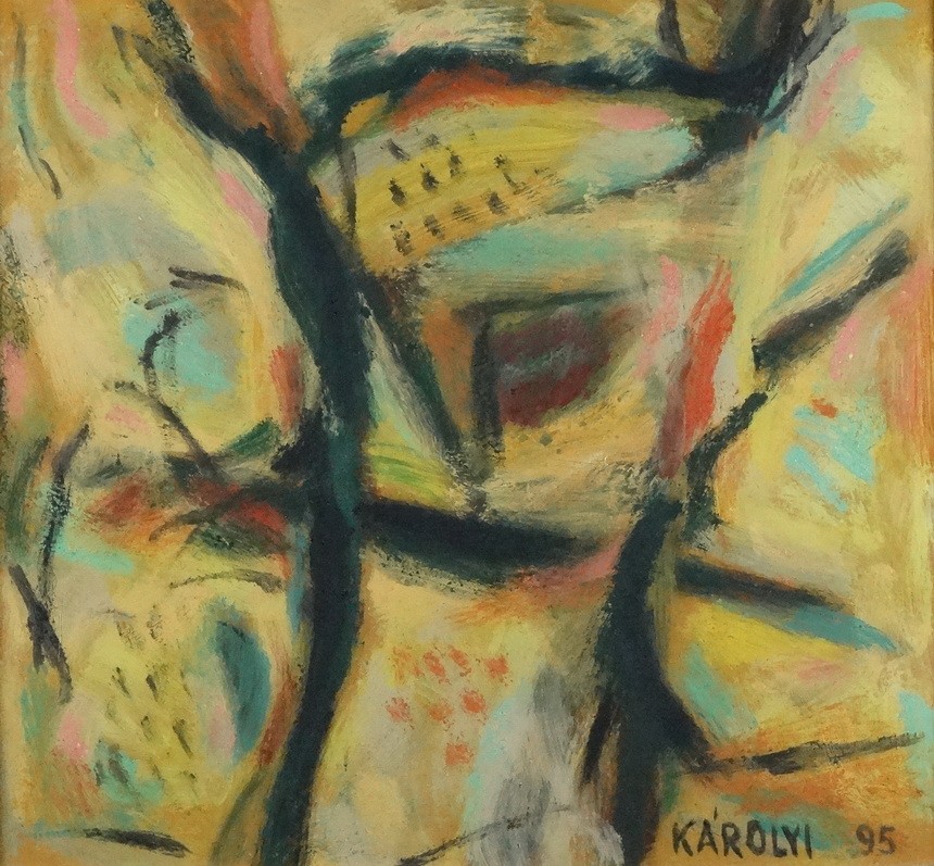 Károlyi Ernő (1923 - 2016): Falusi utca, 1995