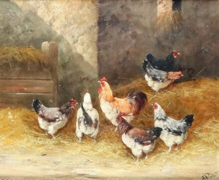 Prehn, A. , 19. sz. vége: Tyúkok