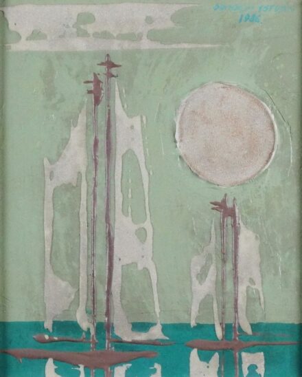 Somogyi István (1930-1998): Tengeri absztakció, 1986