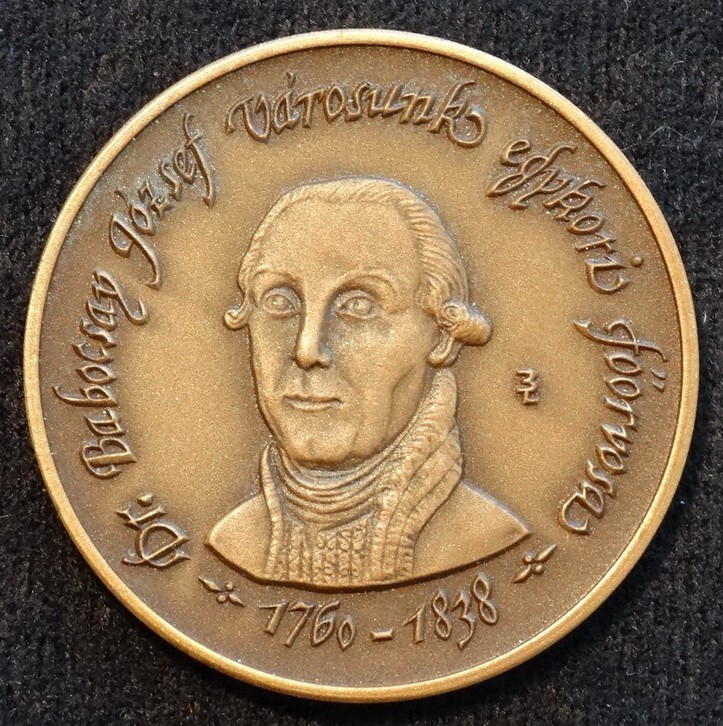 Bogár Lívia (1957): Dr Babocsay József, Kanizsai Kórház emlékérem, 1985