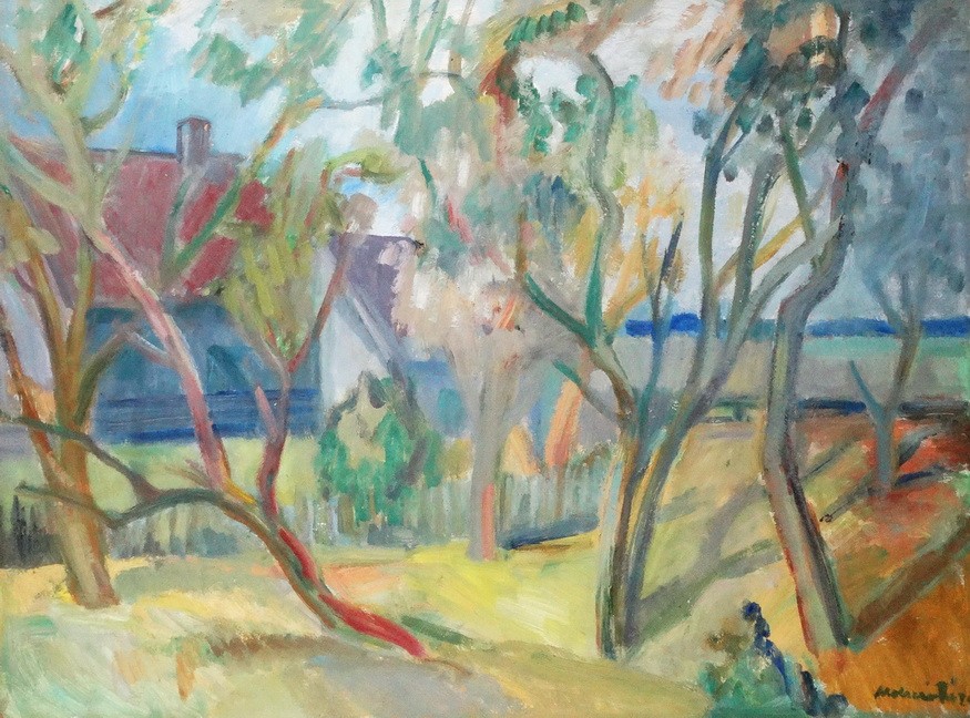 Molnár Róza (1900-1977): Táj, 1965