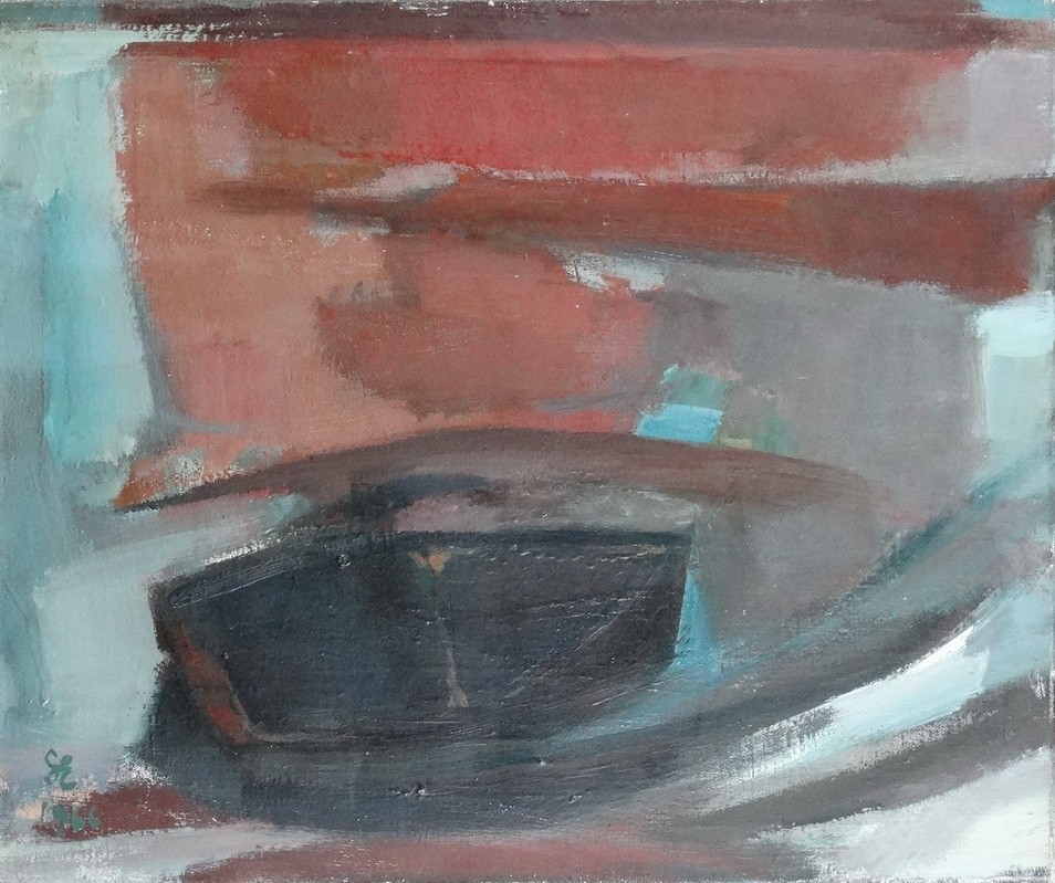 Soltra Elemér (1922-2013): Csónak, 1966