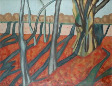 Weisz Zsuzsanna (1925 - 2017): Fák-árnyékok, 1974