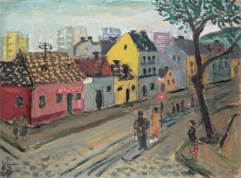 Weisz Zsuzsanna (1925 - 2017): Épülő Óbuda, 1965