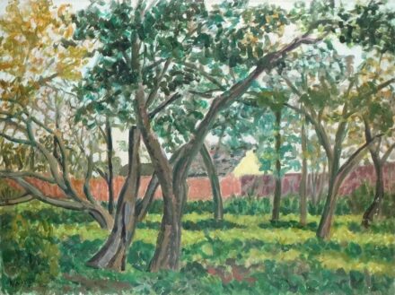 Weisz Zsuzsanna (1925 - 2017): Park, 1982