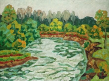 Weisz Zsuzsanna (1925 - 2017): Vízpart, 1976