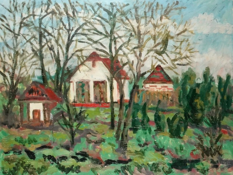 Weisz Zsuzsanna (1925 - 2017): Házak, 1998