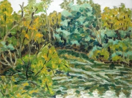 Weisz Zsuzsanna (1925 - 2017): Régi Soroknál, 1980