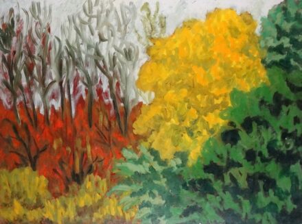 Weisz Zsuzsanna (1925 - 2017): Őszi színek-formák, 1981