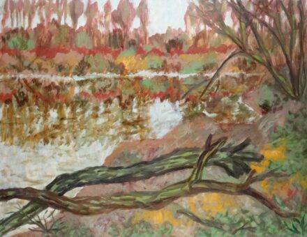 Weisz Zsuzsanna (1925 - 2017): Zsennyei táj 13, 1979