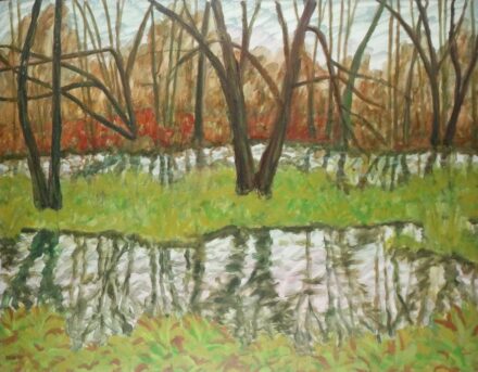 Weisz Zsuzsanna (1925 - 2017): Zsennyei táj 12, 1979