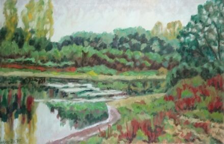 Weisz Zsuzsanna (1925 - 2017): Vízpart, 1977