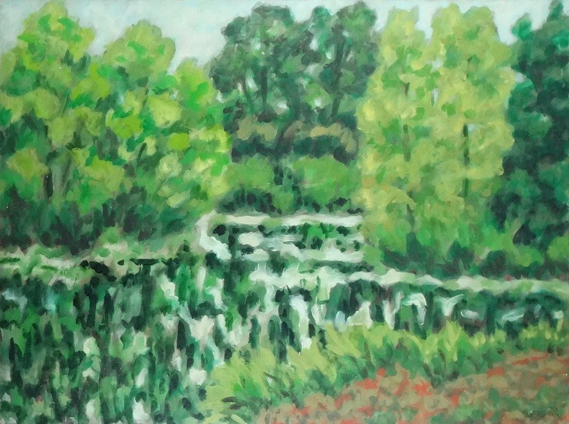 Weisz Zsuzsanna (1925 - 2017): Szigligeti kert, 1977, 1981