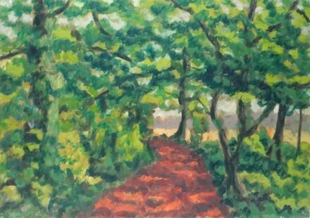 Weisz Zsuzsanna (1925 - 2017): Kertben, 1978
