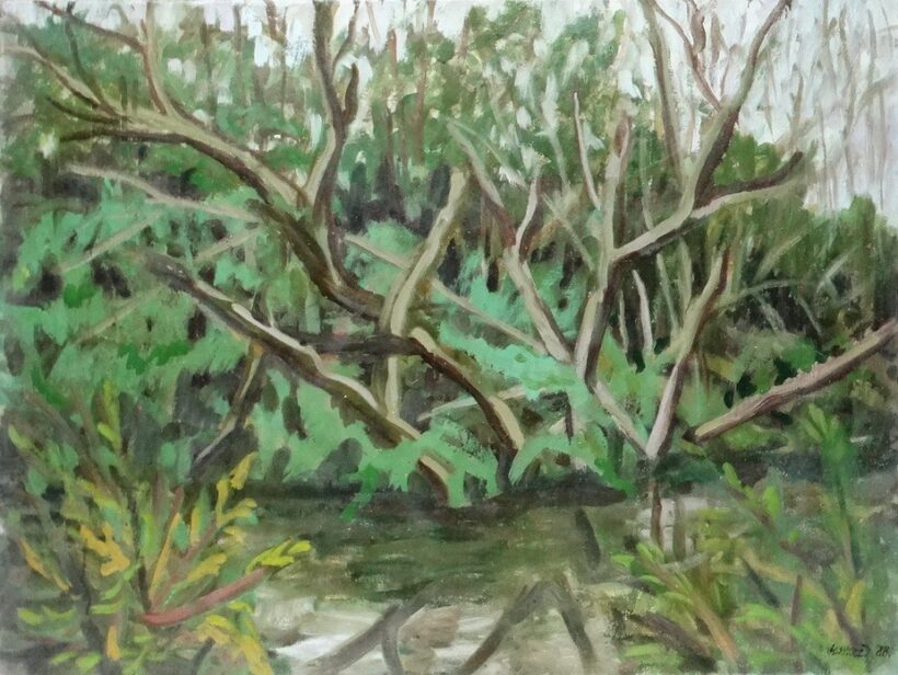 Weisz Zsuzsanna (1925 - 2017): Pataknál, 1988