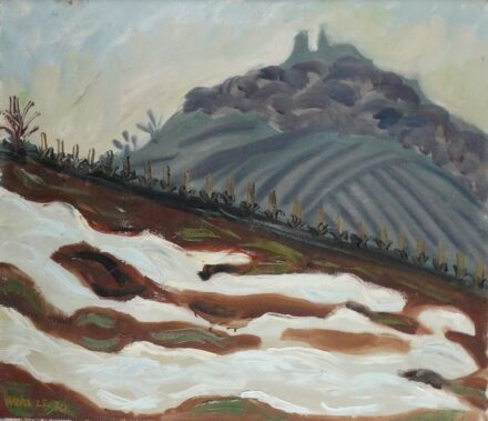Weisz Zsuzsanna (1925 - 2017): Téli Szigliget, 1970