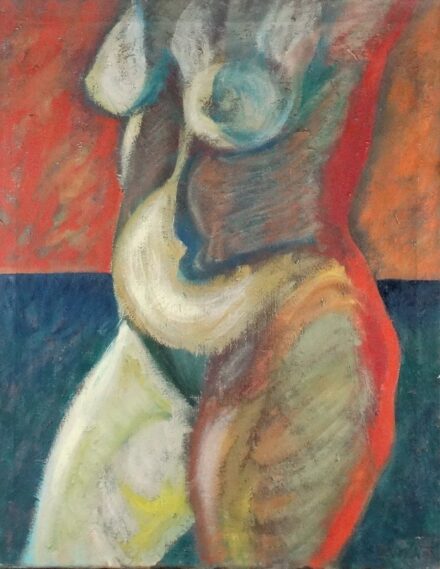 Weisz Zsuzsanna (1925 - 2017): Torzó I., 1973 körül
