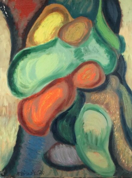 Weisz Zsuzsanna (1925 - 2017): Fakompozíció 4., 1971