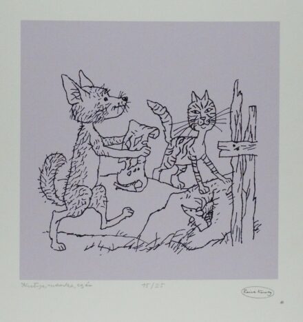 Reich Károly (1922 - 1988): Kutya, macska, egér