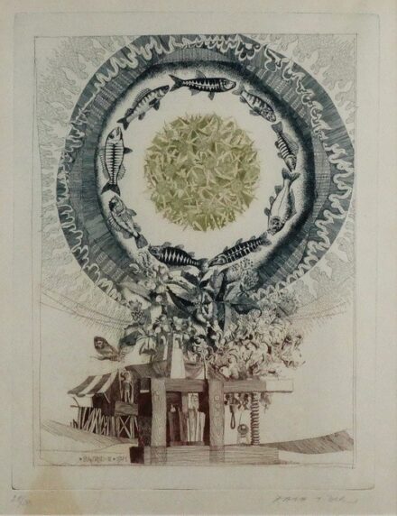Zala Tibor (1920-2004): Sajkod III, 1971