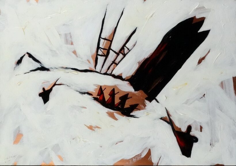 Orbán Attila (1958): Hal szárnnyal, 2000