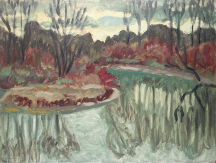 Weisz Zsuzsanna (1925 - 2017): Kanyarodó Rába, 1973