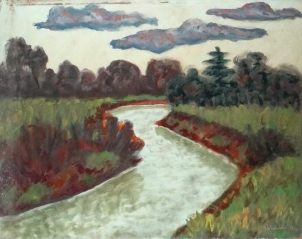 Weisz Zsuzsanna (1925 - 2017): Patakpart, 1972
