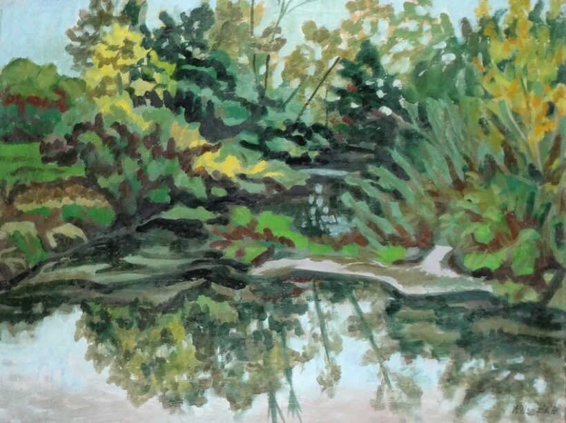 Weisz Zsuzsanna (1925 - 2017): Régi Soroknál, 1987