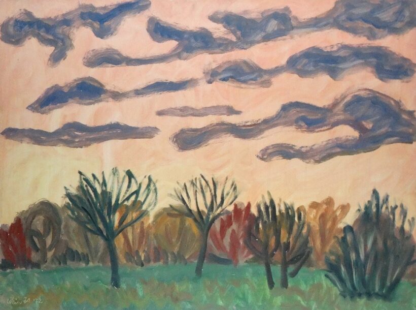 Weisz Zsuzsanna (1925 - 2017): Naplemente, 1972.