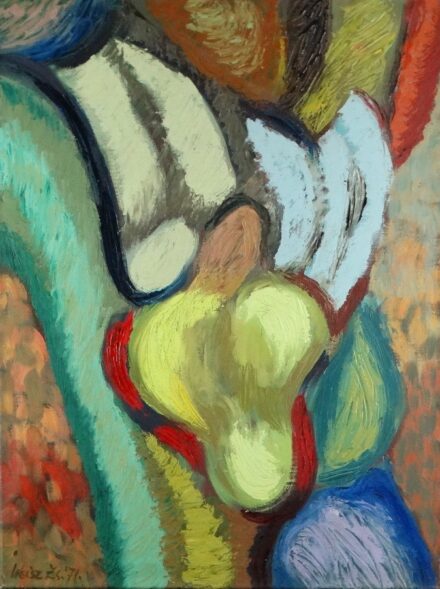 Weisz Zsuzsanna (1925 - 2017): Fakompositió, 1971.