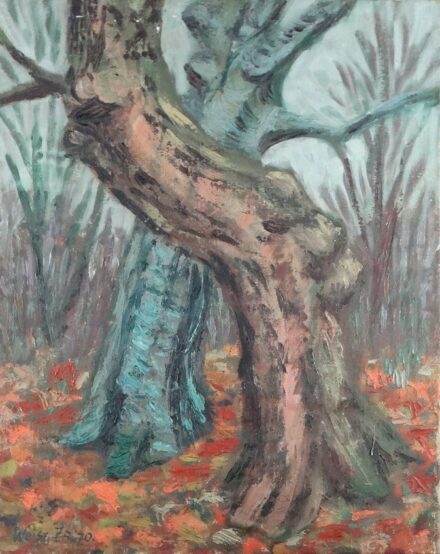 Weisz Zsuzsanna (1925 - 2017): Két fa, 1978.