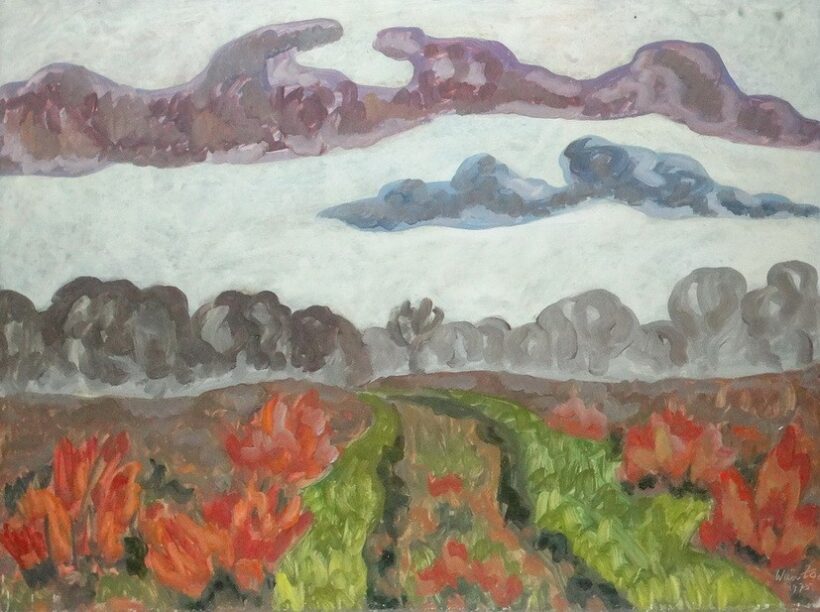 Weisz Zsuzsanna (1925 - 2017): Felhők 3., 1975.