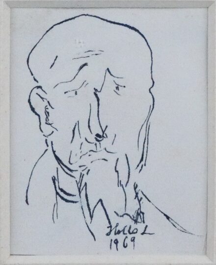 Holló László (1887-1976): Öregember 1969