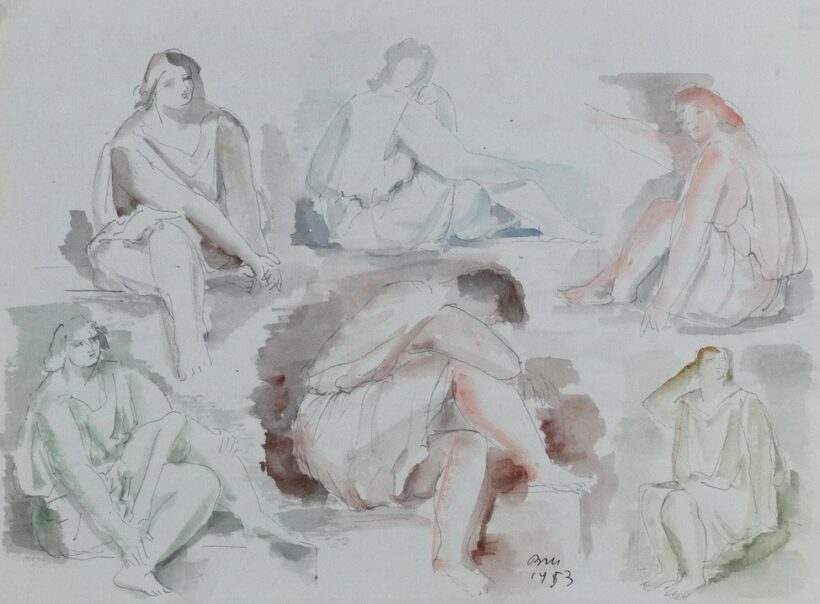 Borsos Miklós (1906 - 1990): Tanulmányok, 1953