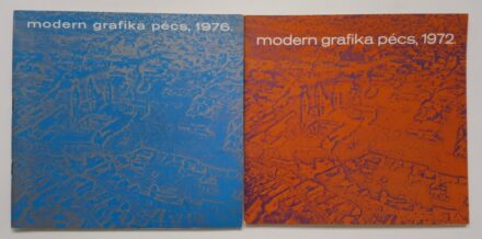 Modern grafika, Pécs: 2 db kiállítási katalógus