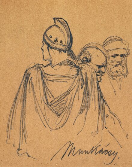 Munkácsy Mihály (1844-1900): Tanulmány a Krisztus Pilátus előtt c. képhez