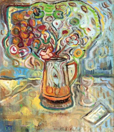 Tóth Menyhért (1904-1980): Virágcsendélet, 1957