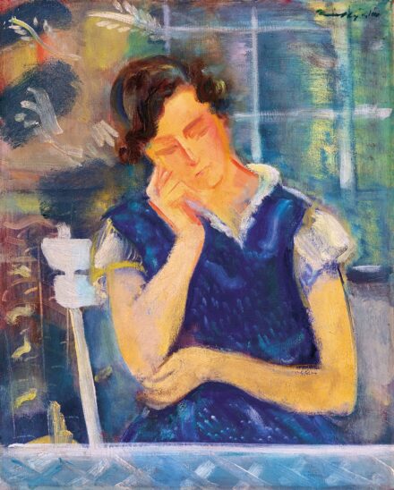 Márffy Ödön (1878-1959): Gondolkozó (Annuska), 1934