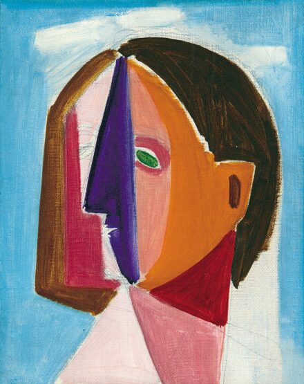 Korniss Dezső (1908-1984): Fej, 1933