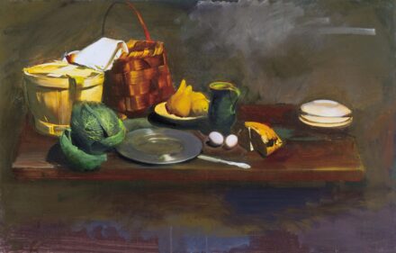 Csernus Tibor (1927-2007): Asztali csendélet, 1984