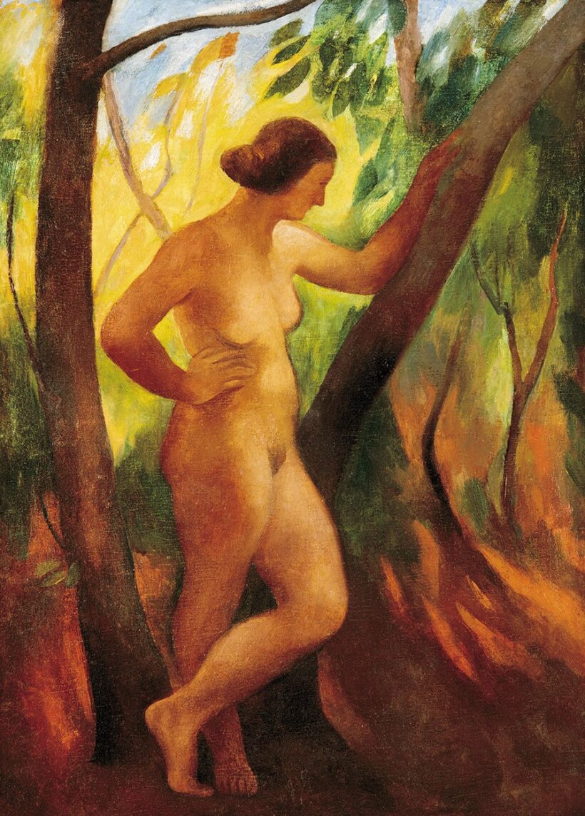 Ismeretlen magyar festő - ÁRKÁDIA kör: Akt, 1920-as évek