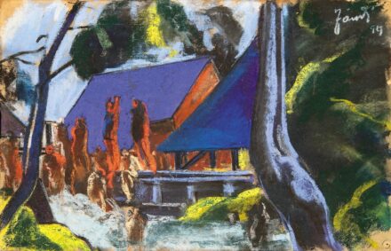 Jándi Dávid (1893-1944): Fürdőzés, 1929