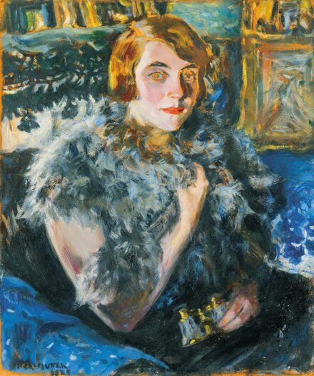 Perlmutter Izsák (1866-1932): Színházi páholyban, 1925