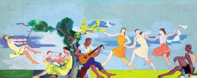 Medveczky Jenő (1902-1969): Tavasz (Majális), 1962
